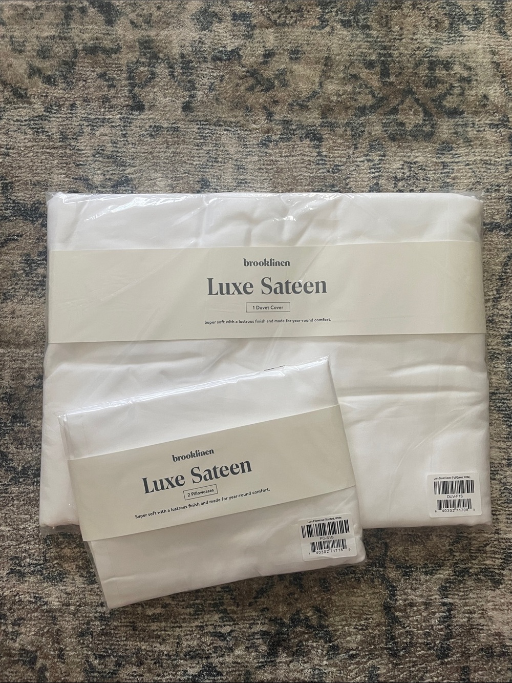 Brooklinen Luxe Sateen Bedding Set - White